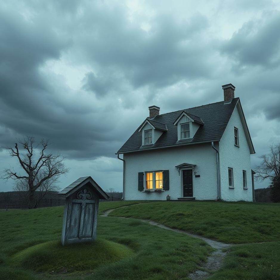 Dream : House next to a grave in a dream
