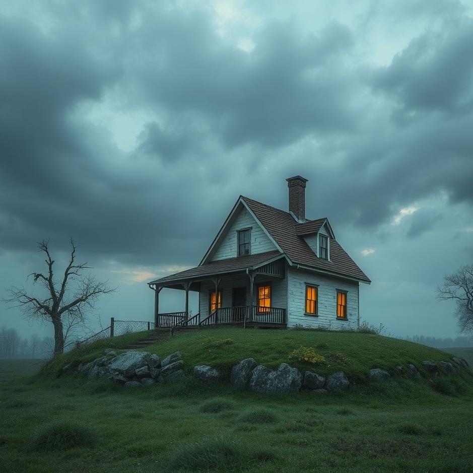 Dream : House on a grave in a dream