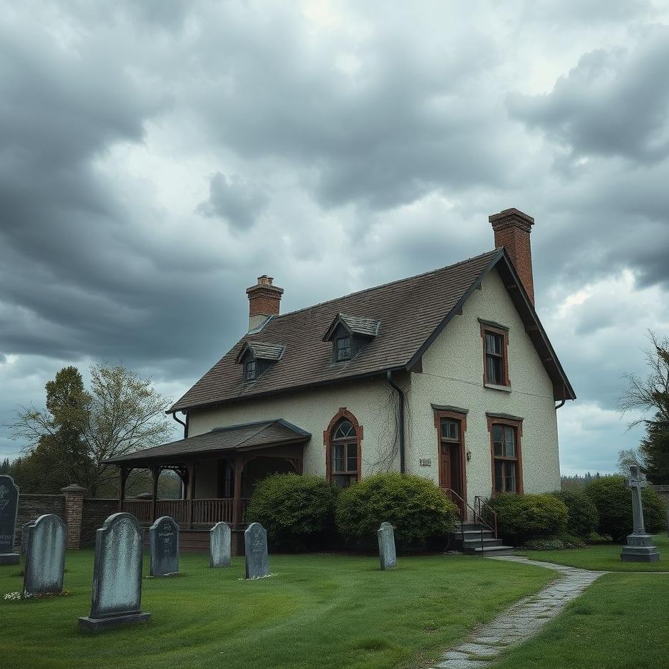 Dream : House opposite a cemetery in a dream
