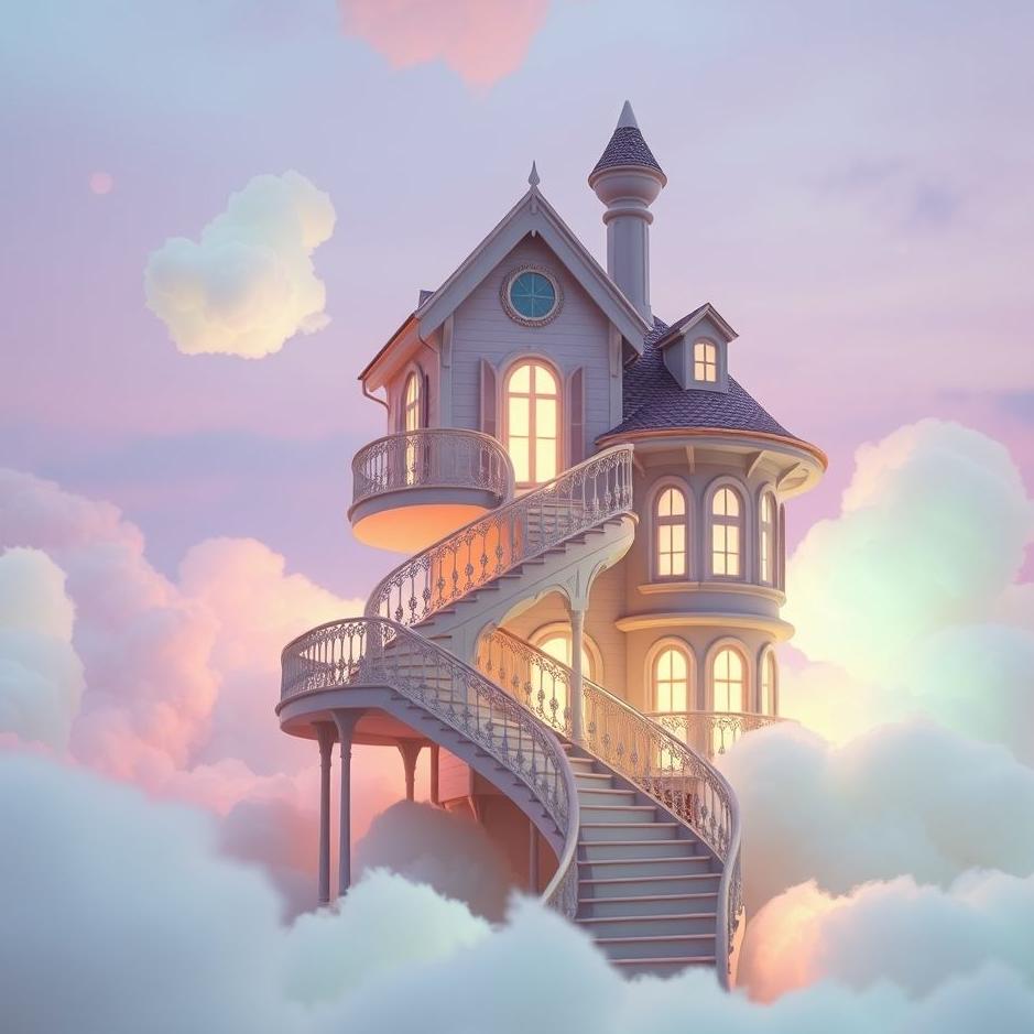 Dream : House with stairs in a dream
