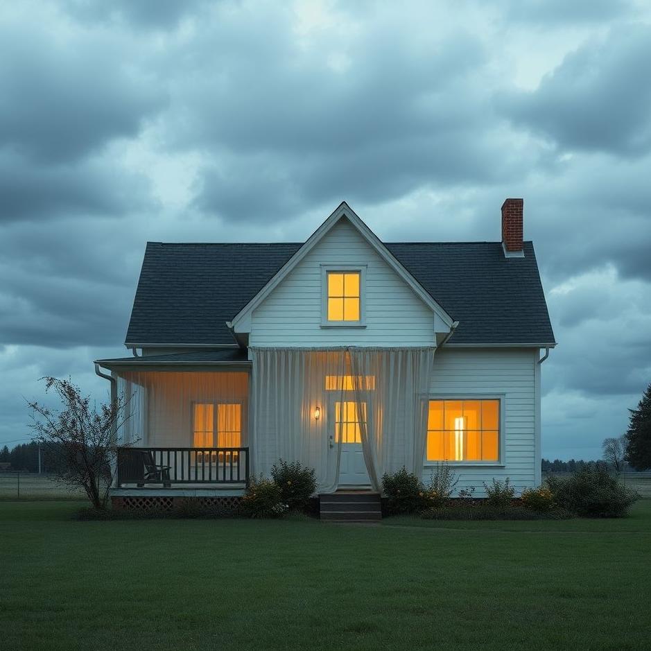 Dream : House without curtains in a dream