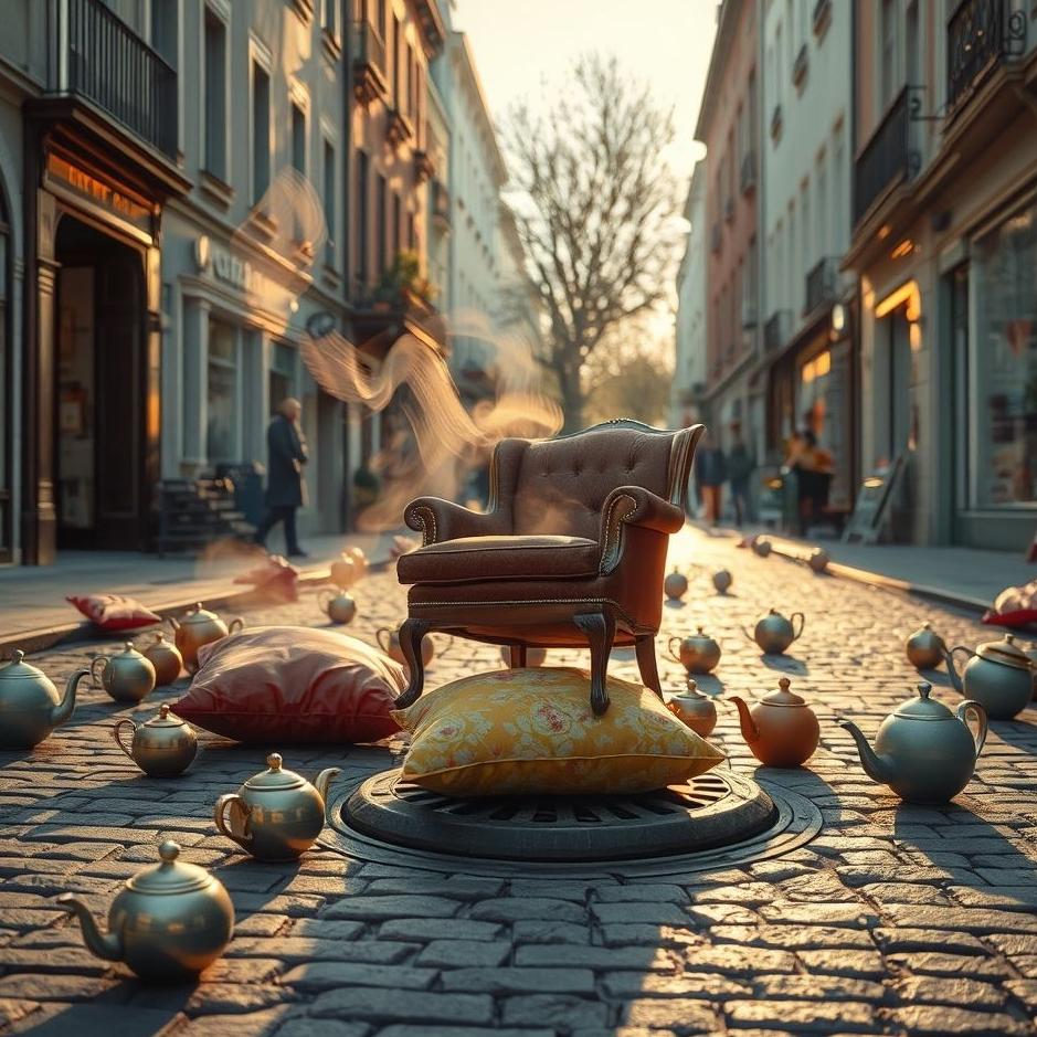 Dream Dictionary : Household items on the street in a dream