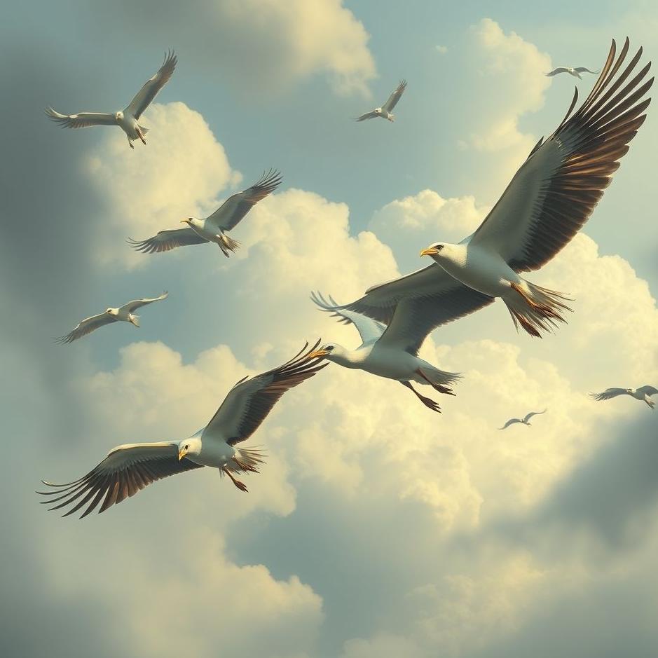 Dream : Huge birds in a dream