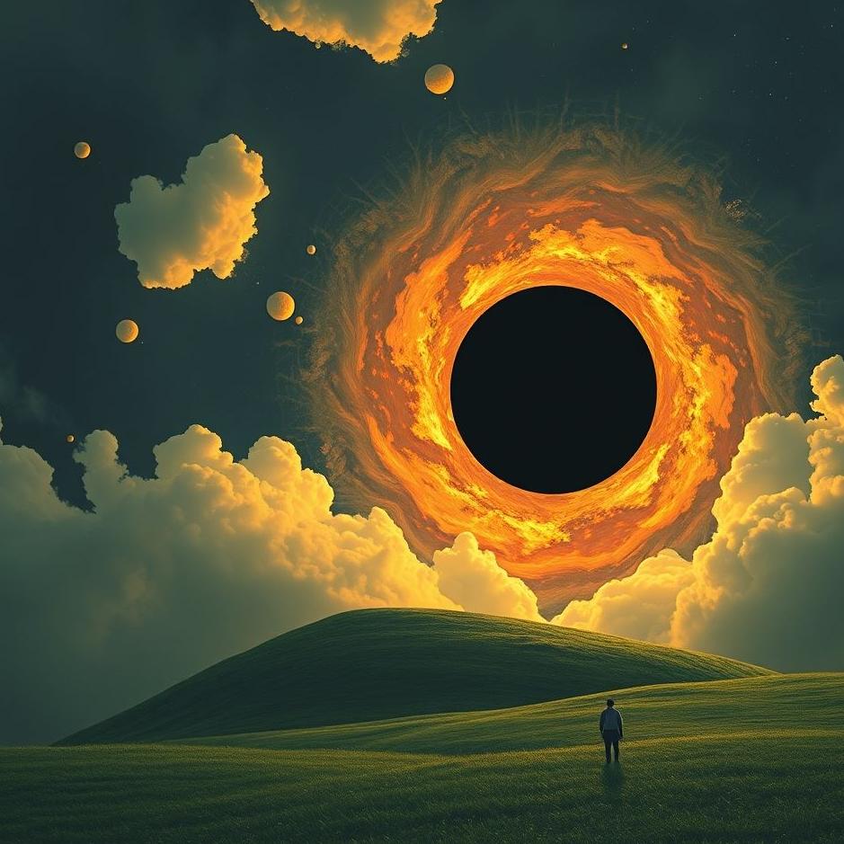 Dream : Huge black dot squeezed in a dream