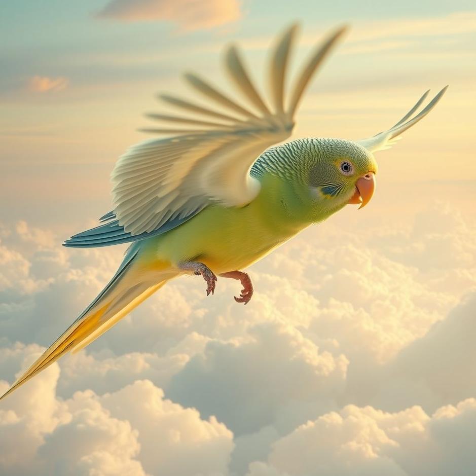 Dream : Huge budgie in a dream