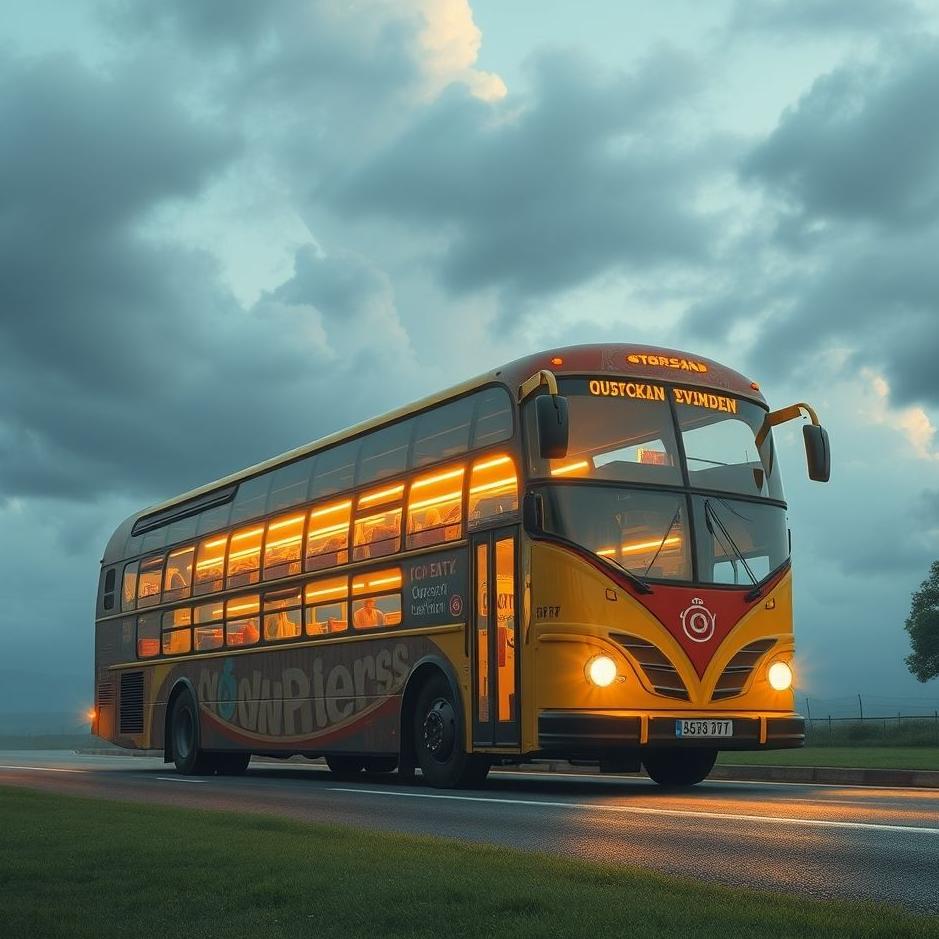 Dream : Huge bus in a dream