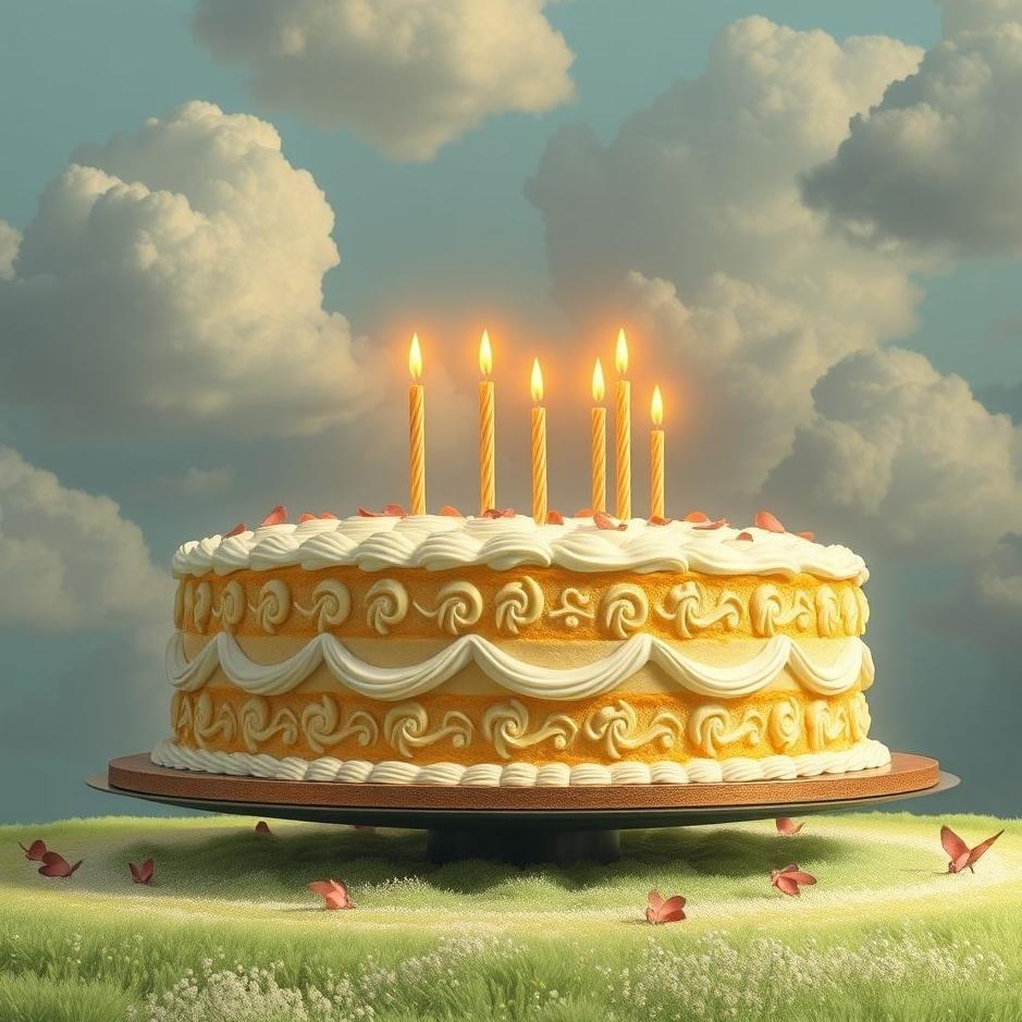 Dream : Huge cake in a dream