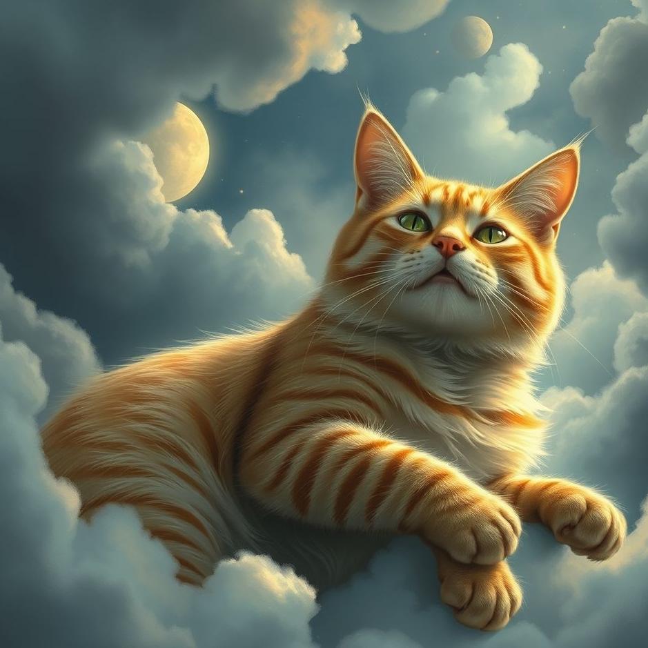 Dream : Huge cat in a dream