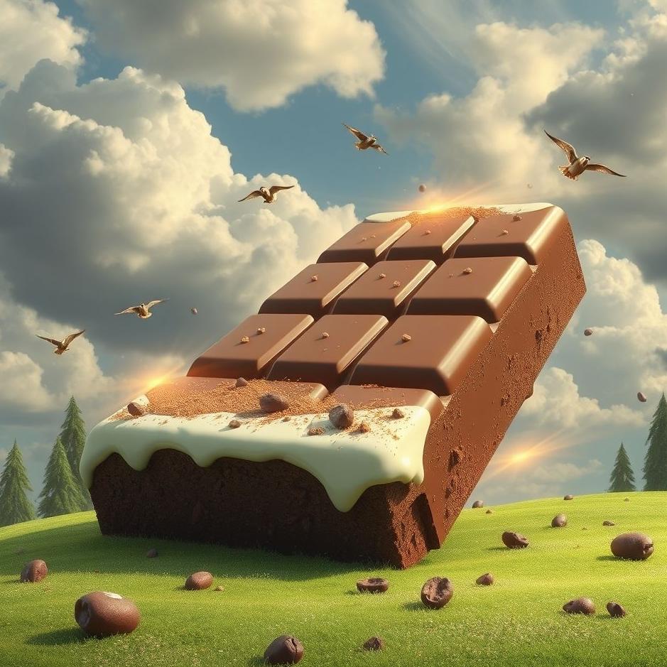 Dream : Huge chocolate in a dream