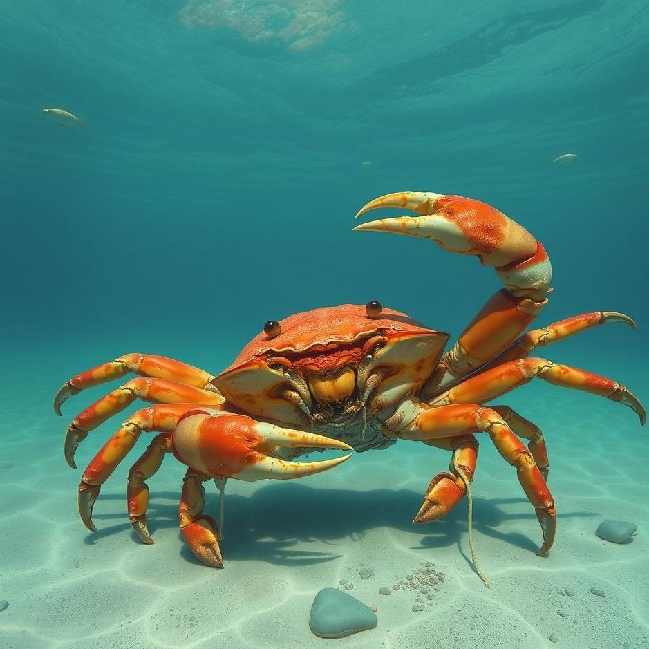 Dream : Huge crab in a dream