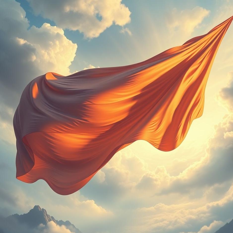 Dream : Huge flag in a dream