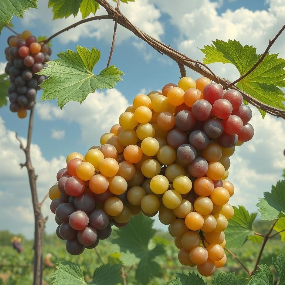 Dream : Huge grapes in a dream