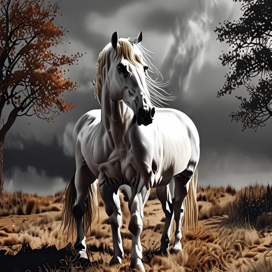 Dream : Huge horse in a dream