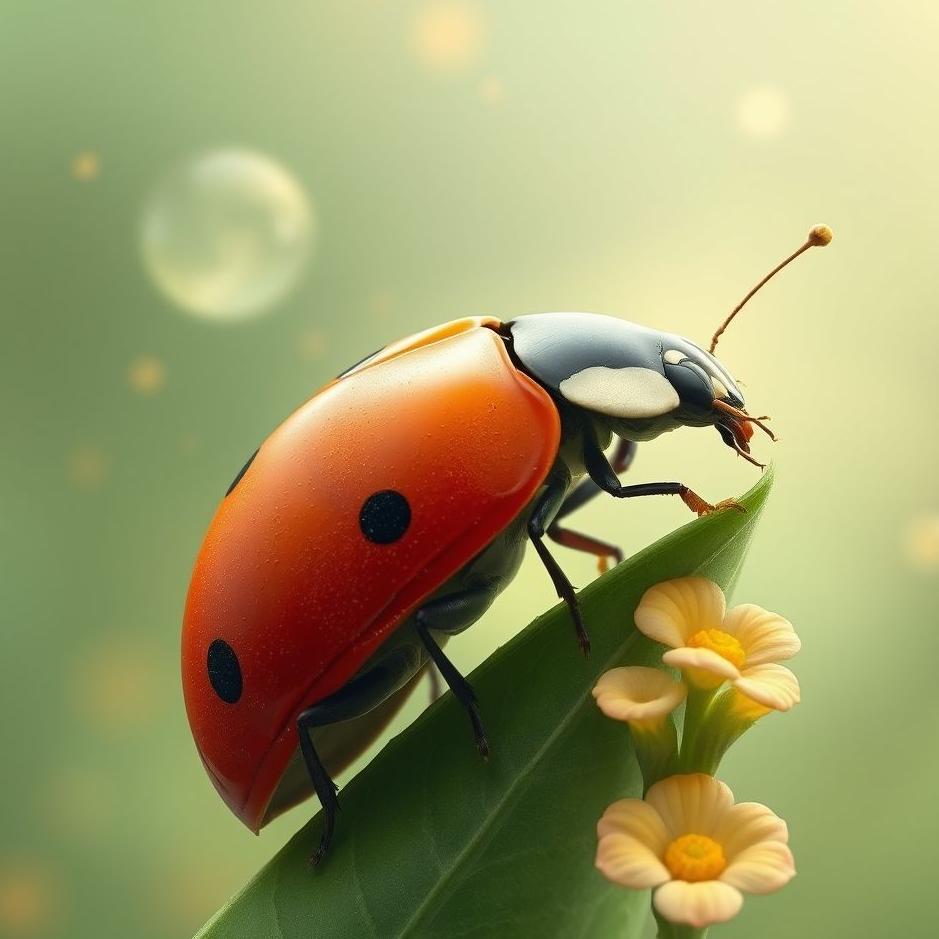 Dream : Huge ladybug in a dream