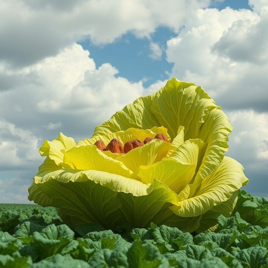 Dream : Huge lettuce in a dream