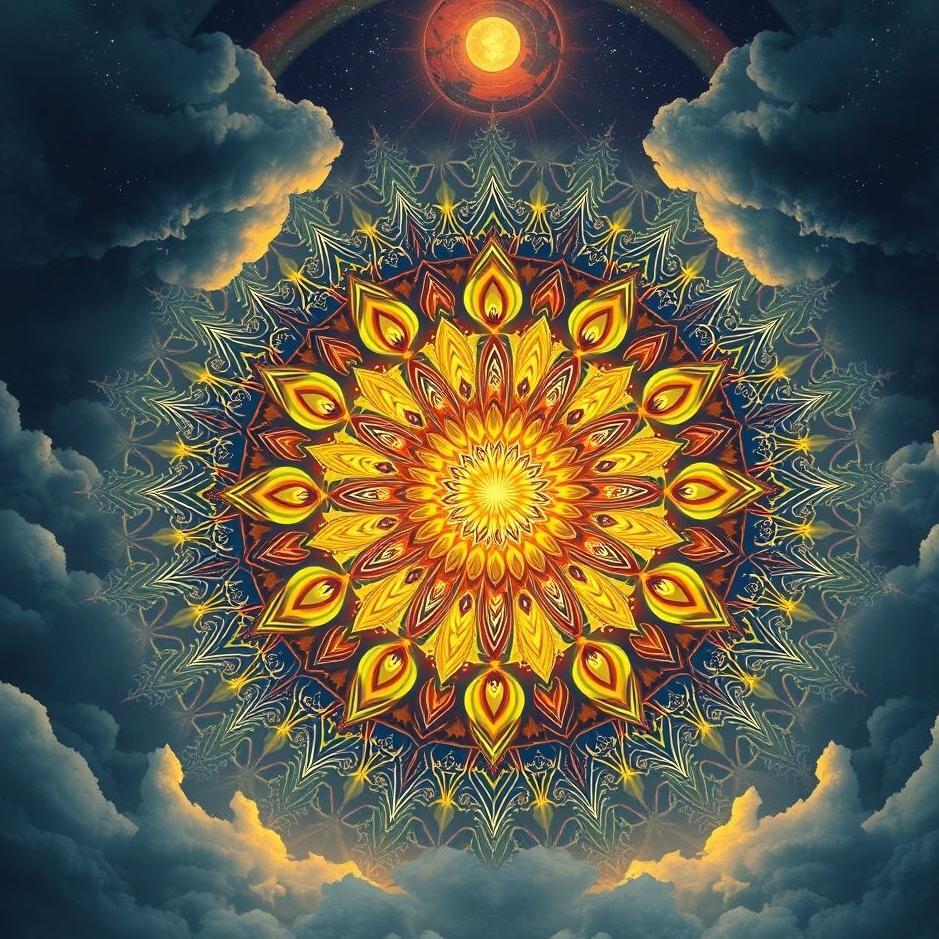 Dream : Huge mandala in a dream