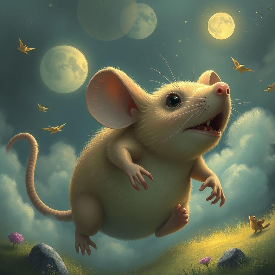 Dream : Huge mouse in a dream