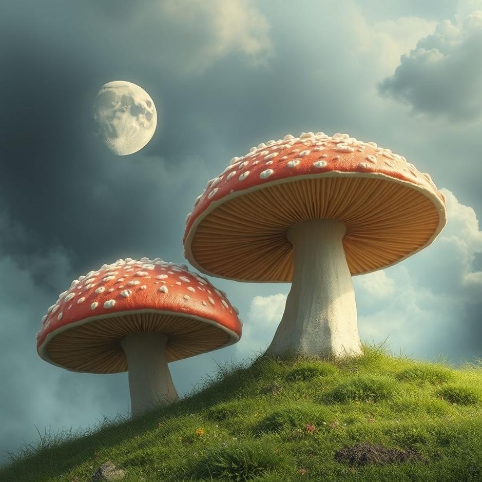 Dream : Huge mushroom in a dream