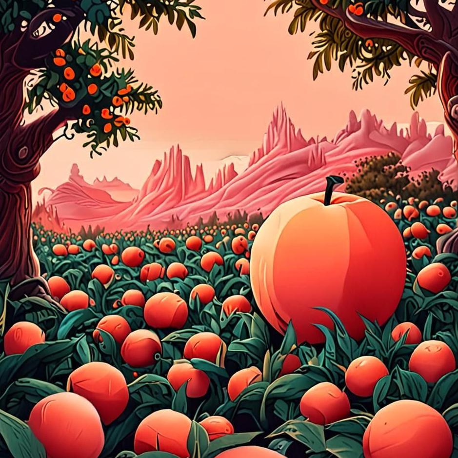 Dream : Huge peach in a dream
