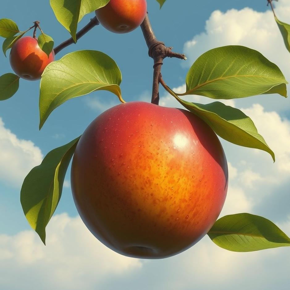 Dream : Huge plum in a dream