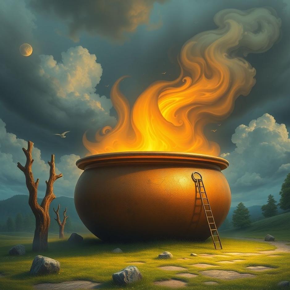 Dream : Huge pot in a dream