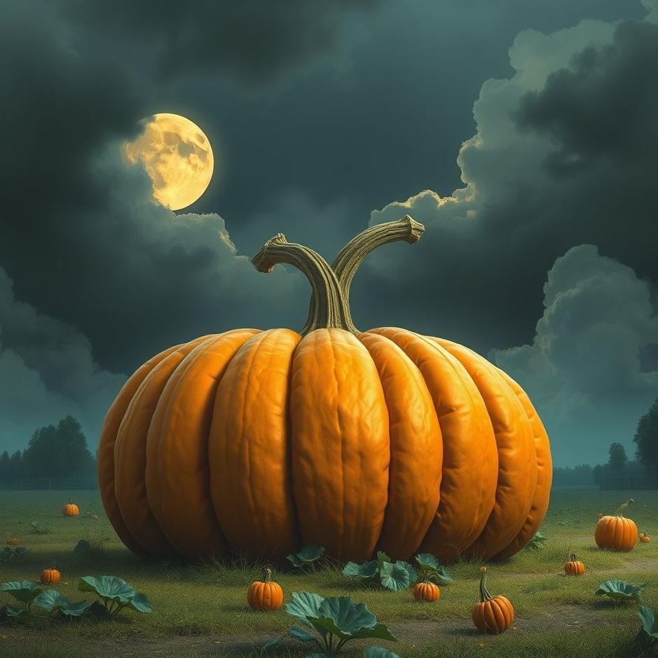 Dream : Huge pumpkin in a dream