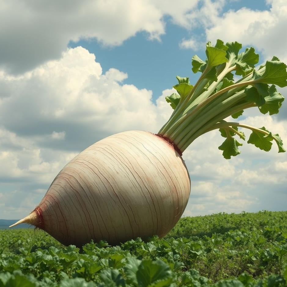 Dream : Huge radish in a dream