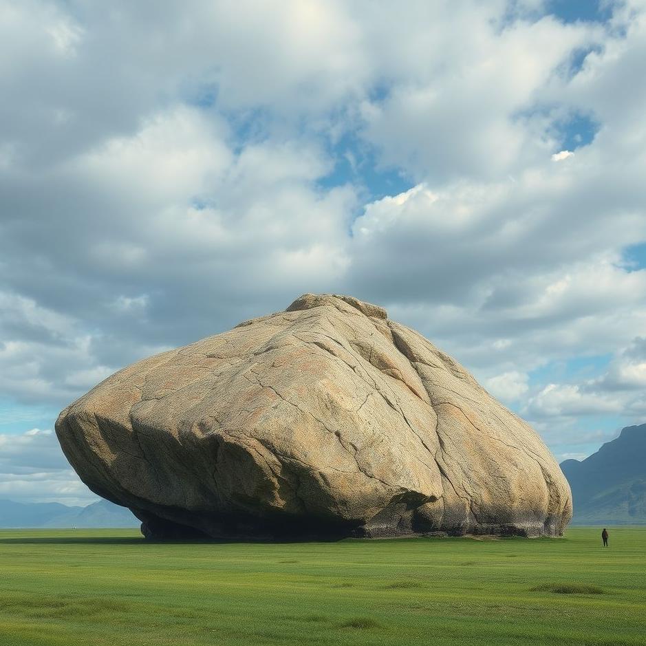 Dream : Huge rock in a dream