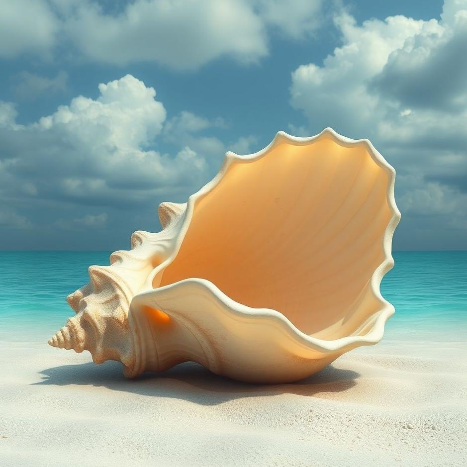 Dream : Huge seashell in a dream