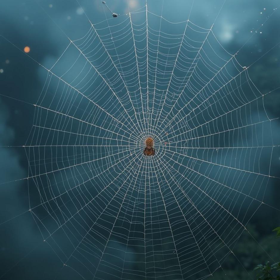 Dream : Huge spider web in a dream