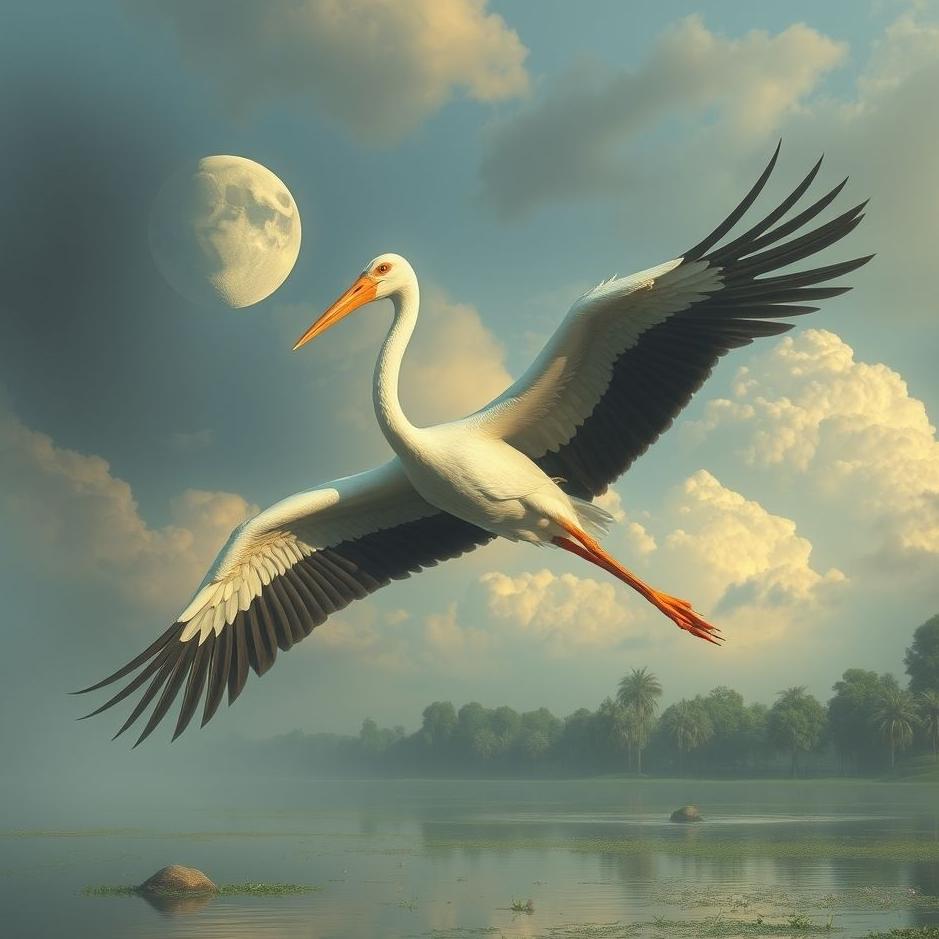 Dream Dictionary : Huge stork in a dream