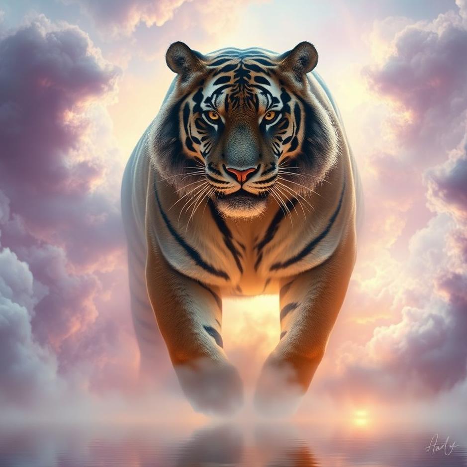 Dream : Huge tiger in a dream
