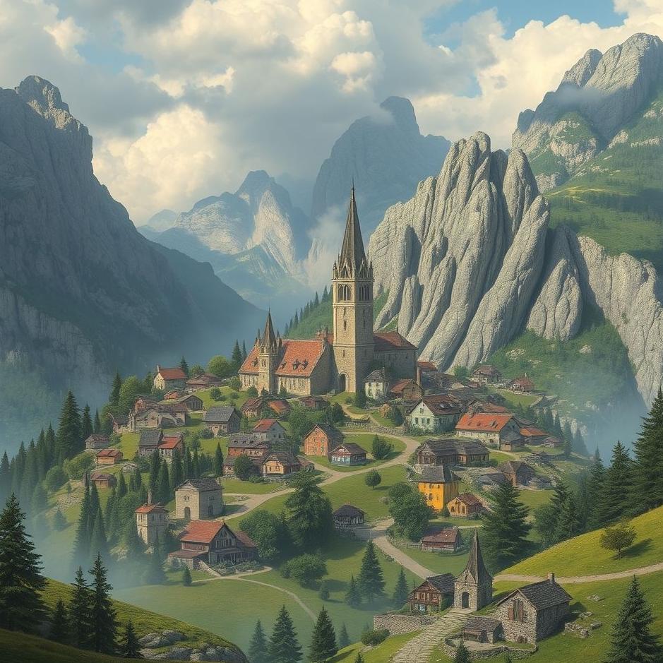 Dream : Huge village in a dream