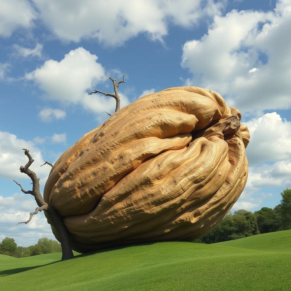 Dream : Huge walnut in a dream