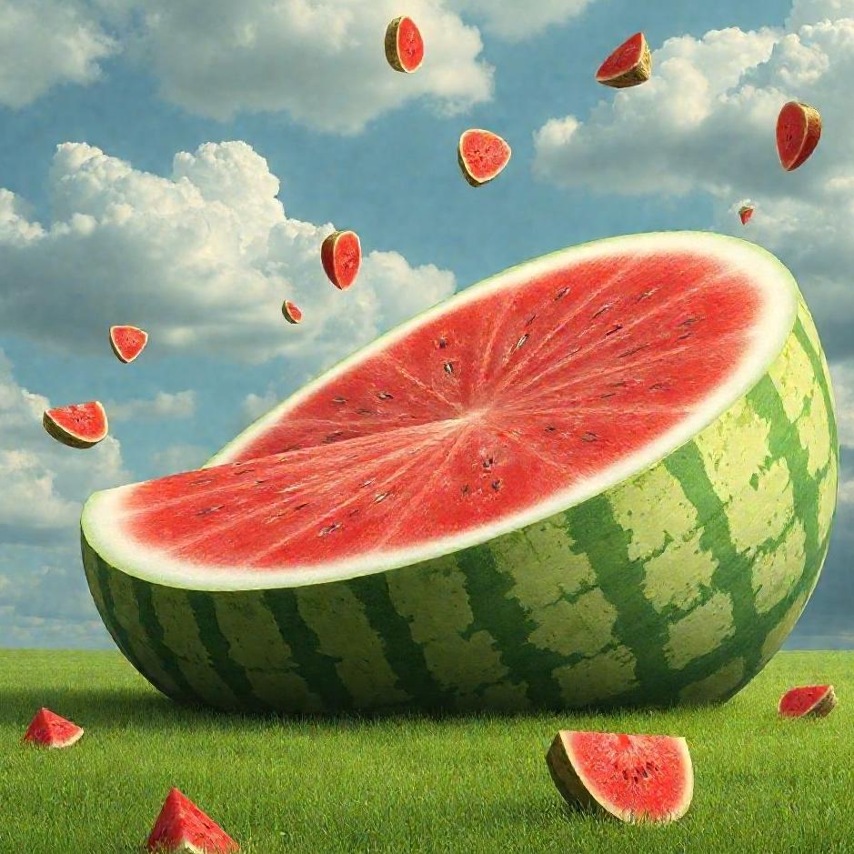 Dream : Huge watermelon in a dream