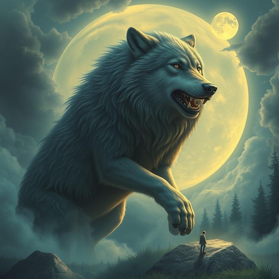 Dream : Huge wolf in a dream