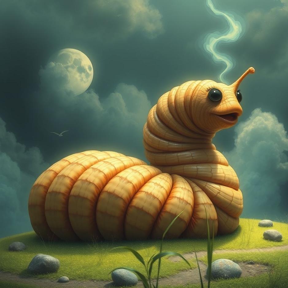Dream : Huge worm in a dream