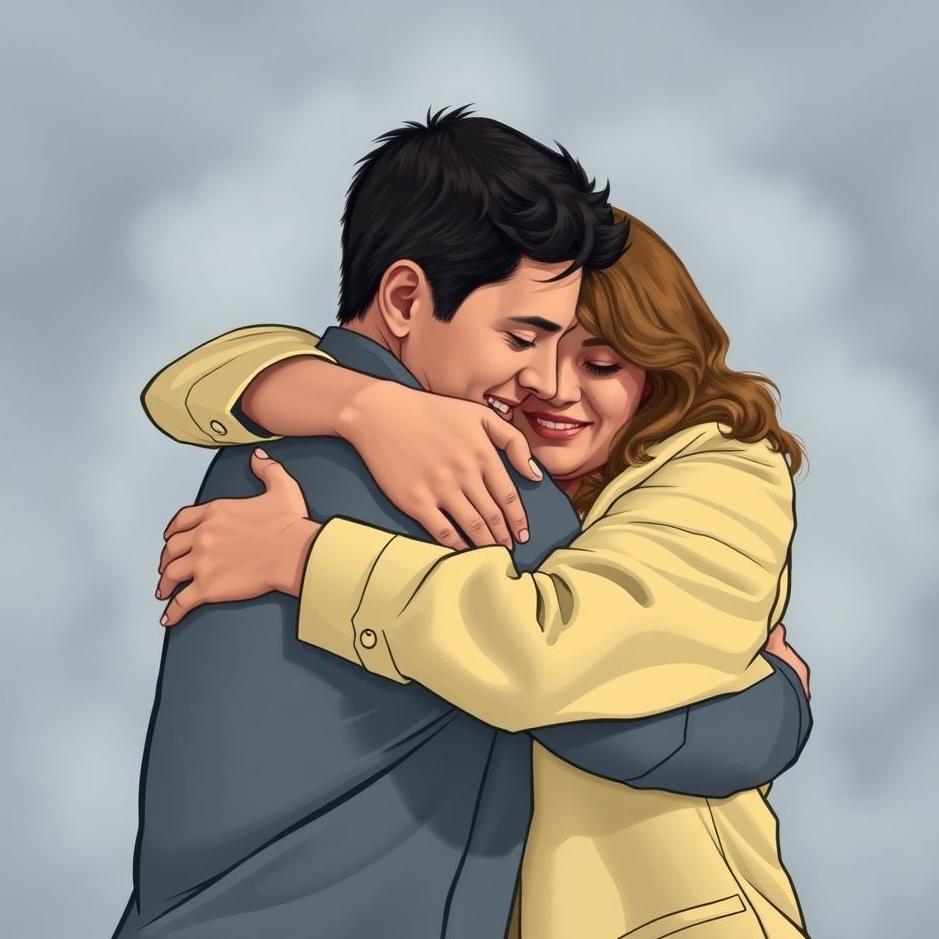 Dream : Hugging a co-worker in a dream