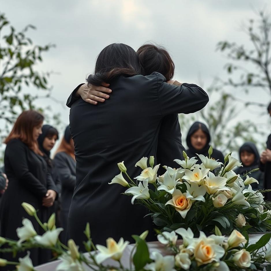 Dream : Hugging a funeral 