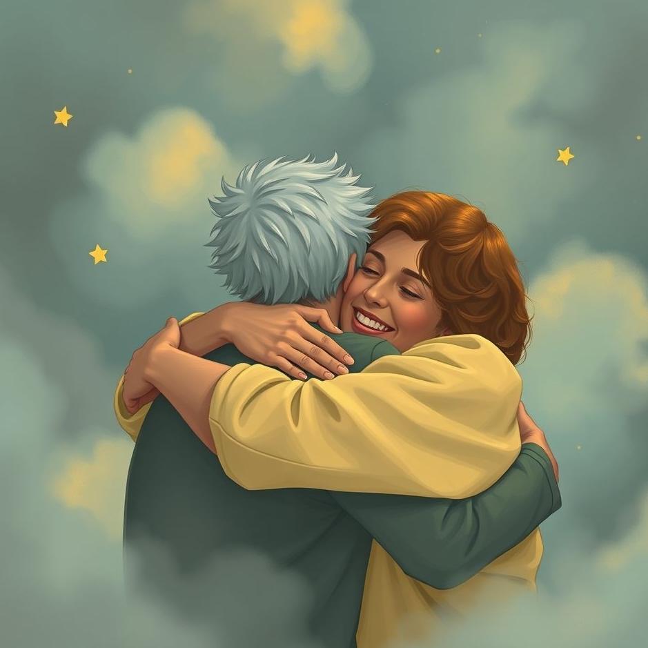 Dream : Hugging a guest in a dream