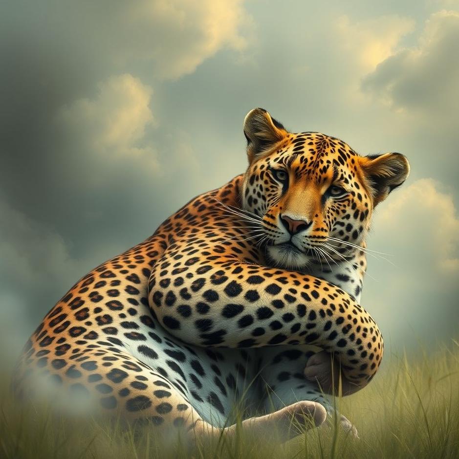 Dream : Hugging a leopard in a dream