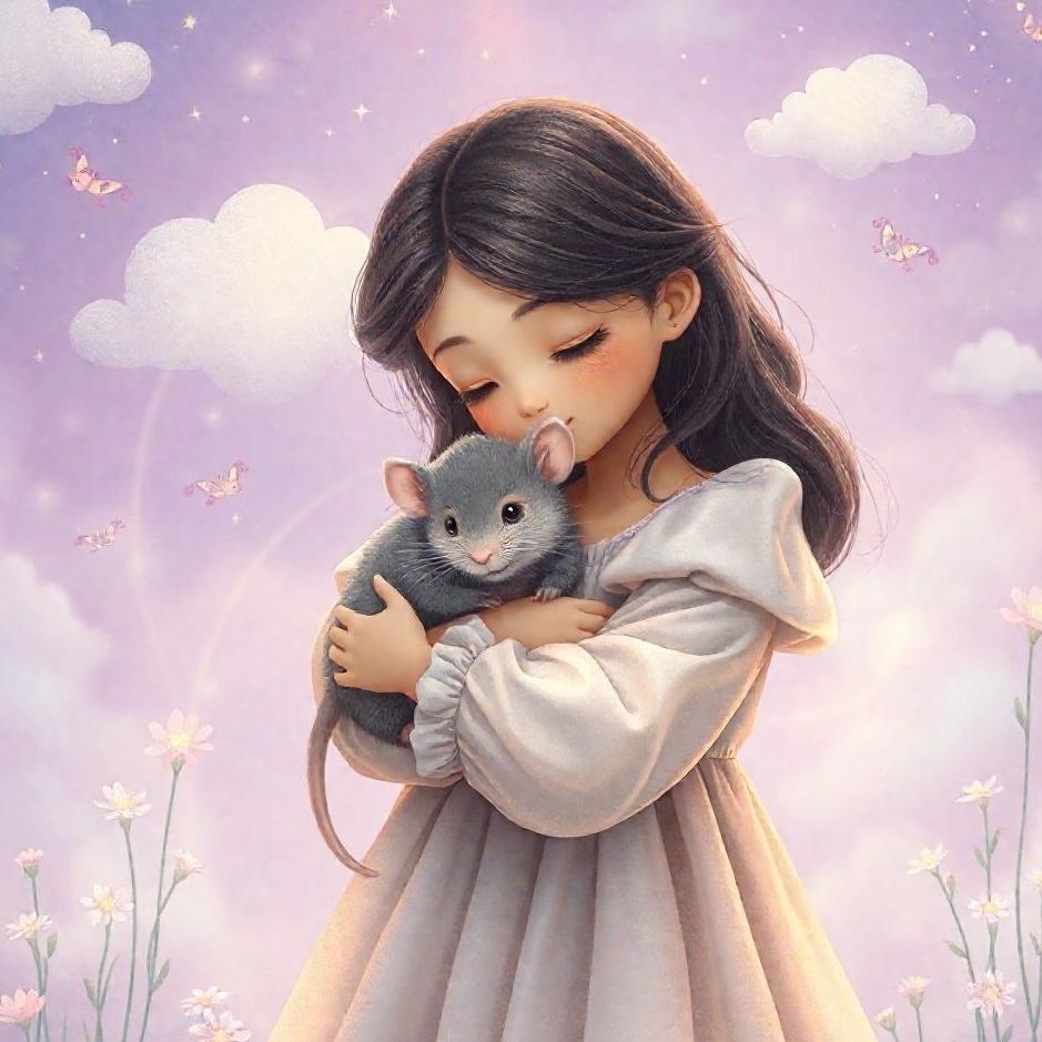 Dream : Hugging a mouse in a dream