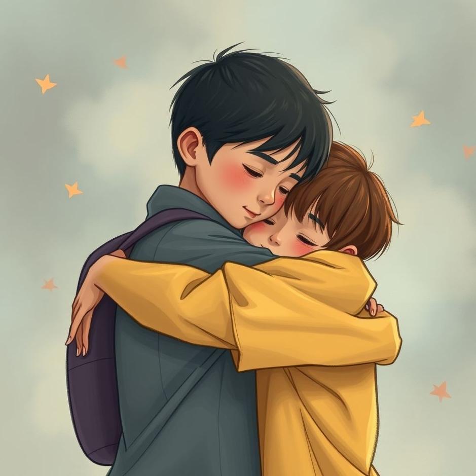 Dream : Hugging a schoolmate in a dream