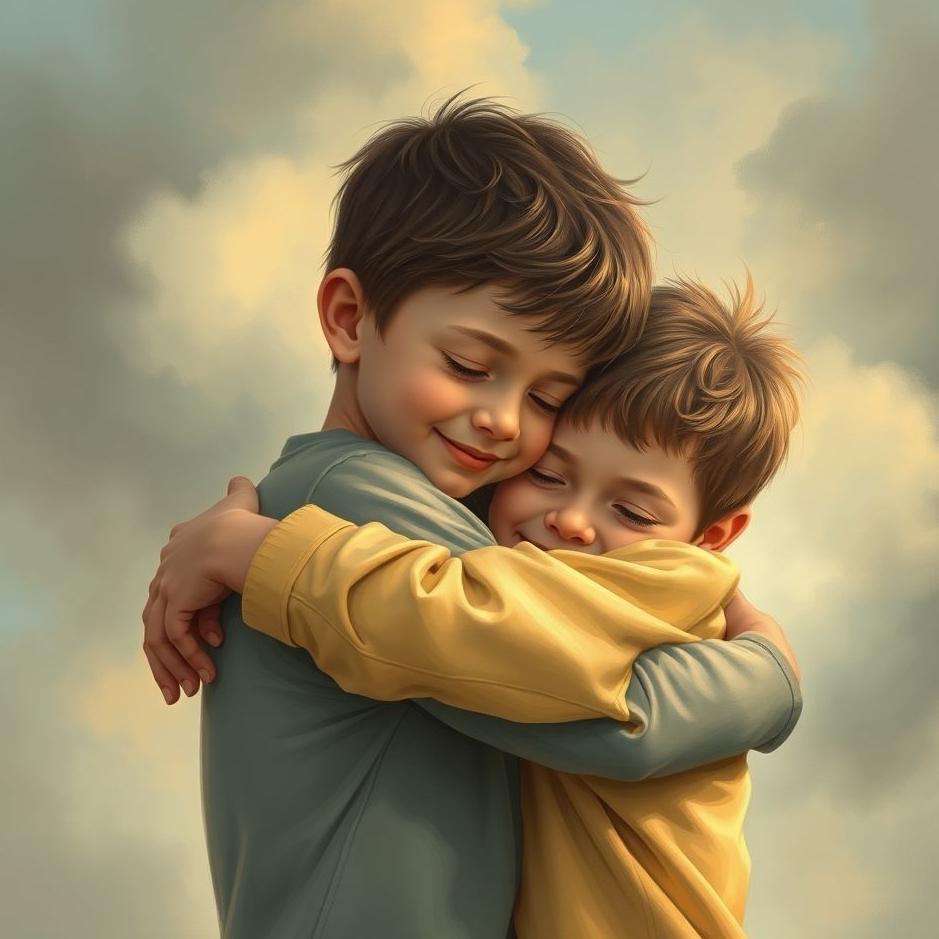 Dream : Hugging a son in a dream