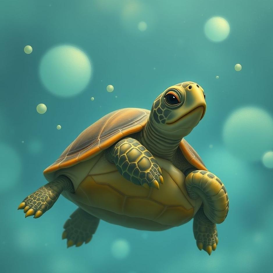 Dream : Hugging a turtle in a dream