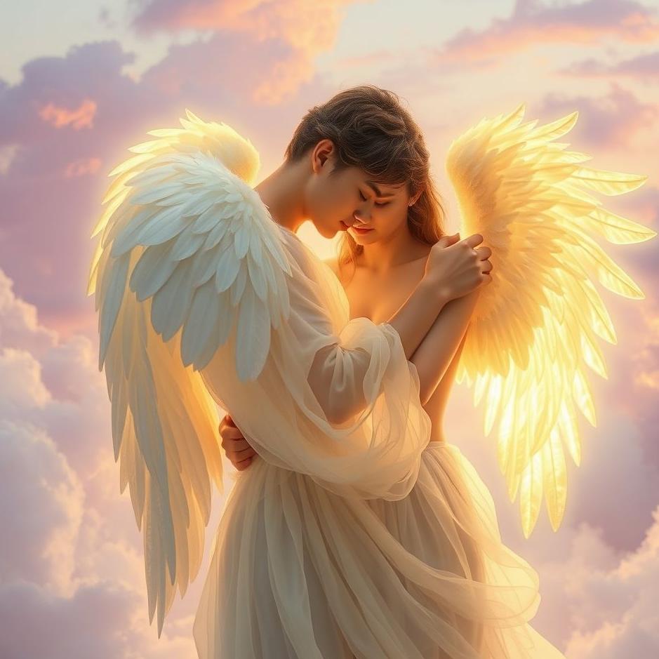 Dream : Hugging an angel in a dream