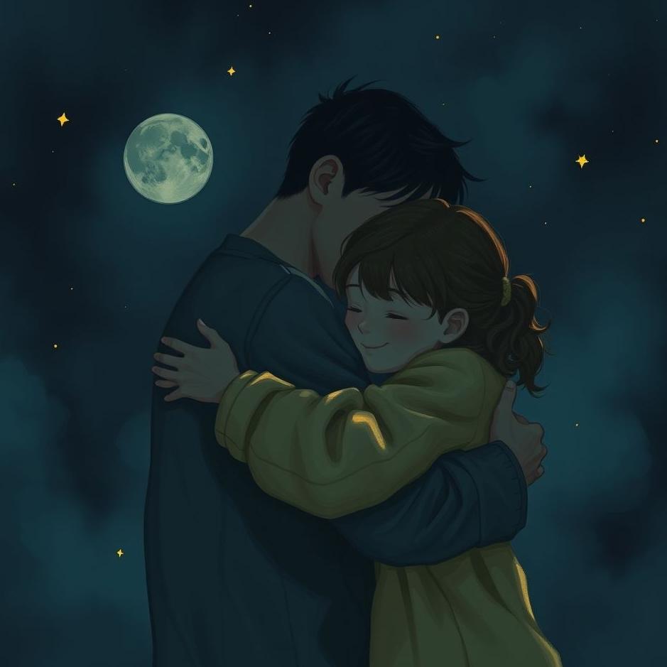 Dream : Hugging in the dark in a dream