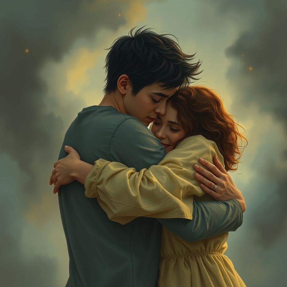 Dream : Hugging out of fear in a dream