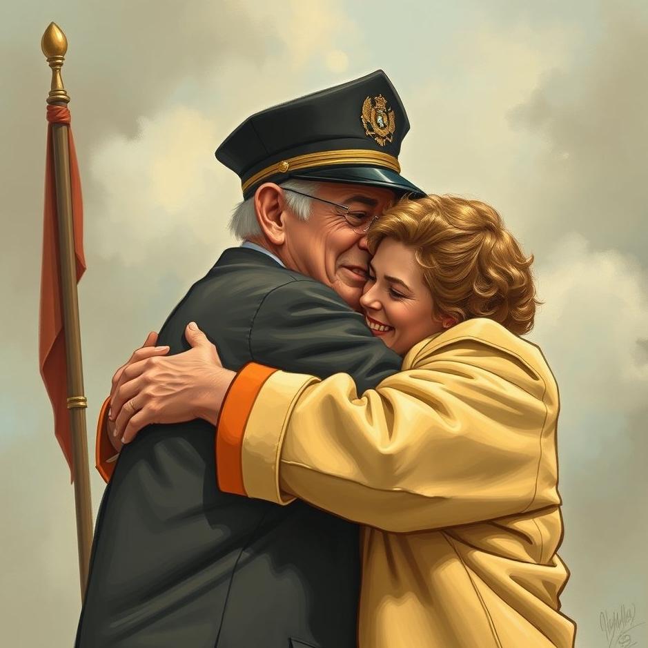 Dream : Hugging the district governor in a dream