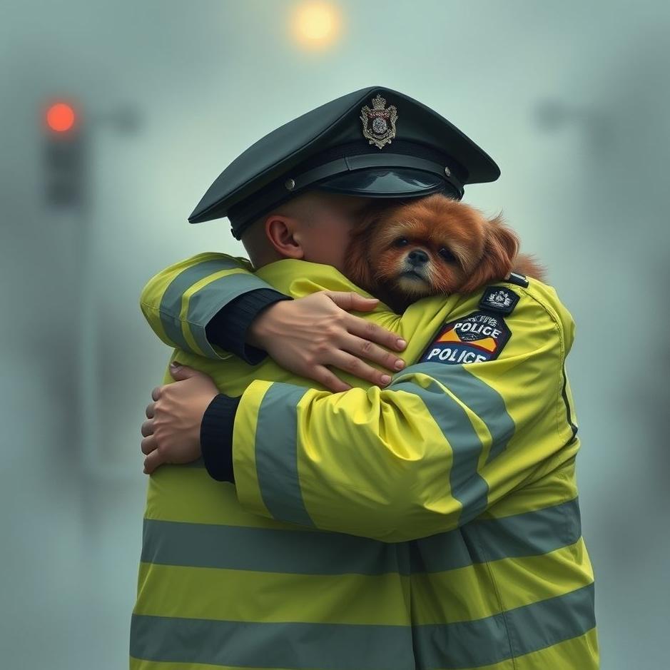 Dream : Hugging the police in a dream